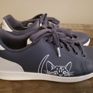 Ellen DeGeneres Navy/White Cat Chapanima Sneakers
